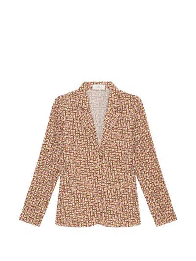 Maliparmi Mini Mouliné Jacket In Multi