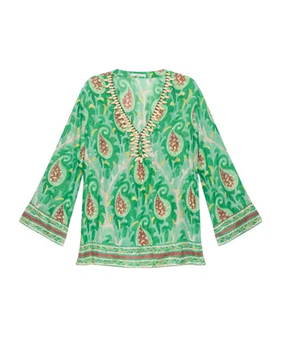 Maliparmi Mirtle Paisley Caftan