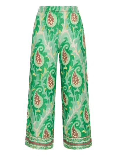 Maliparmi Mirtle Paisley-print Trousers