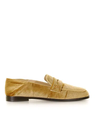 Maliparmi Mocassino In Velluto Gold