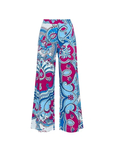 Maliparmi Paisley Straight Trousers In Multi