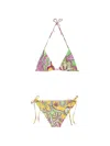 Maliparmi Paisley Tie Bikini In Multi