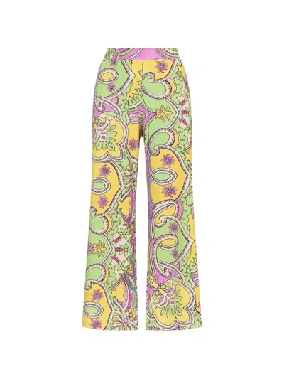 Maliparmi Paisley-print Cropped Trousers In Multi