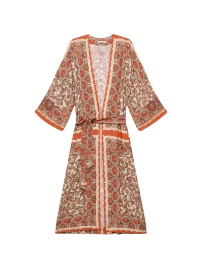 Maliparmi Paisley-print Kimono In Multi