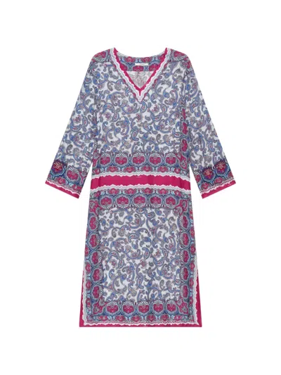 Maliparmi Paisley-print V-neck Dress In Multi