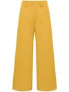 Maliparmi Button-fastening Trousers In Yellow