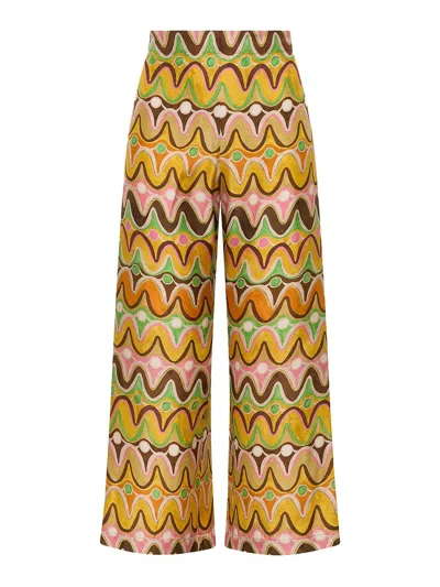 MALIPARMI PANTALÓN CASUAL - NARANJA