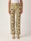 Maliparmi Pantalone Caleido Trousers In Yellow