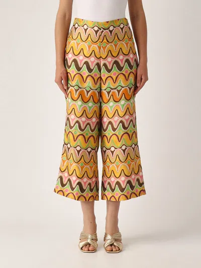 Maliparmi Pantalone Collection Trousers In Yellow