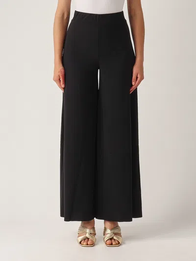 Maliparmi Pantalone Soft Jersey Trousers In Black