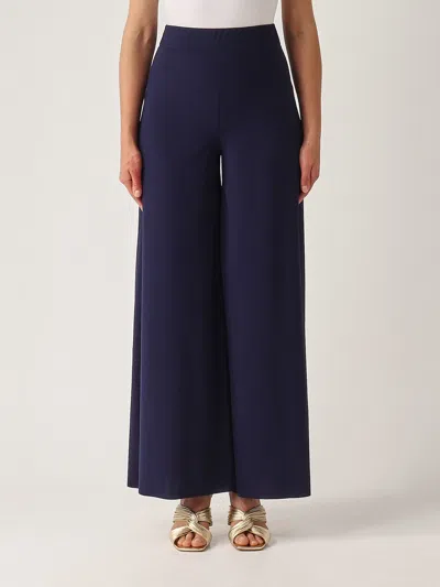 Maliparmi Pantalone Soft Jersey Trousers In Blue