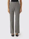 Maliparmi Geometric-pattern Trousers In Gray