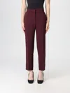 Maliparmi Belt-loop Trousers In Purple