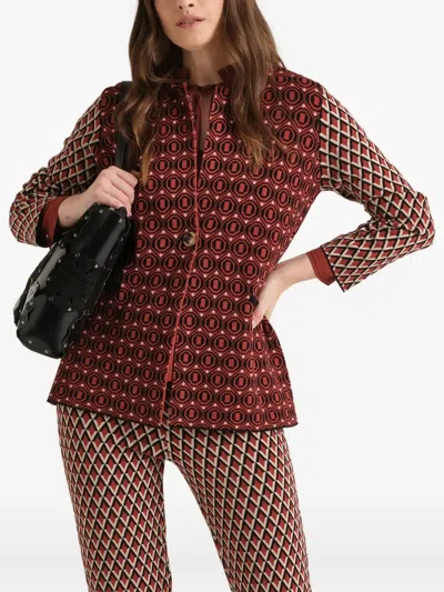 Maliparmi Patchwork Jacquard-knit Jacket In Multi
