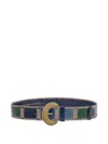 Maliparmi Patchwork Snakeskin-effect Belt In Multi