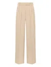 Maliparmi Pleated Straight-leg Trousers In Neutral