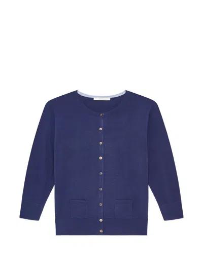 Maliparmi Pocket Cardigan In Blue