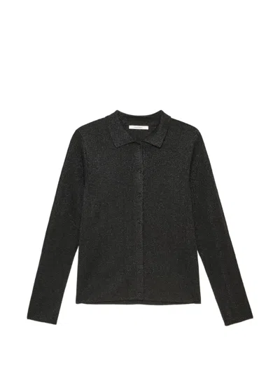 Maliparmi Polo-collar Cardigan In Black