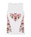 Maliparmi Precious Embroidery Tank Top