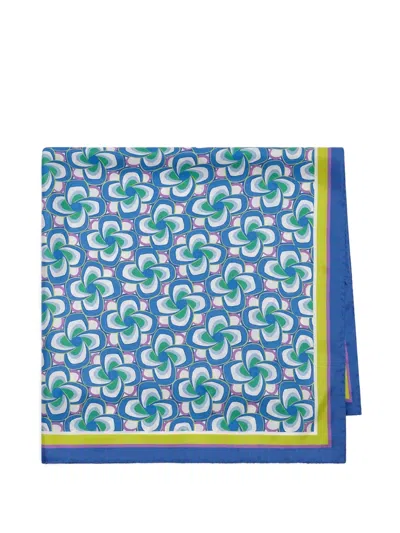 Maliparmi Printed Scarf In Blue