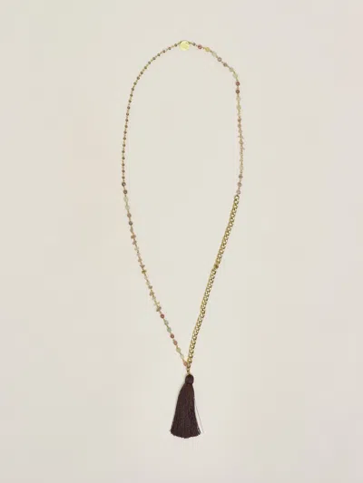 Maliparmi Resina Necklace In Gold