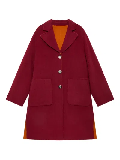 Maliparmi Reversible Coat In Burgundy