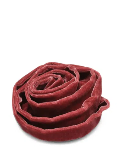 Maliparmi Brosche In Rosenform In Red