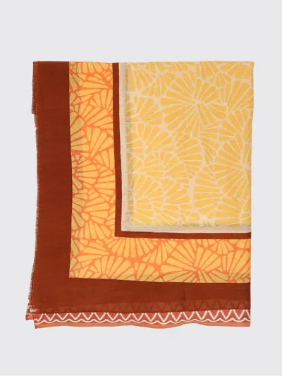 Maliparmi Shawl Woman In Orange