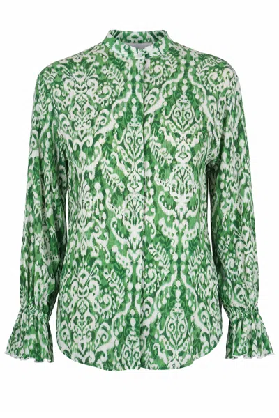 Maliparmi - Shirt - 470665 - White/green In Bianco/verde