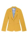 Maliparmi Single-breasted Jacket In Yellow