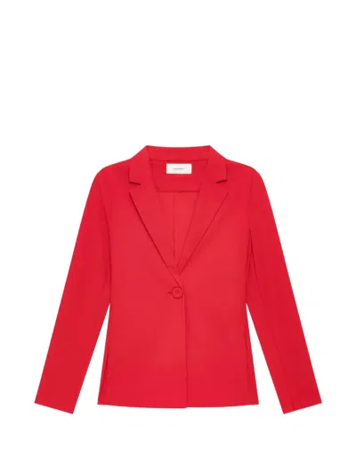 Maliparmi Single-breasted Blazer In Brown