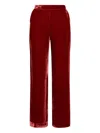 Maliparmi Chenille-hose Mit Eingrifftaschen In Red