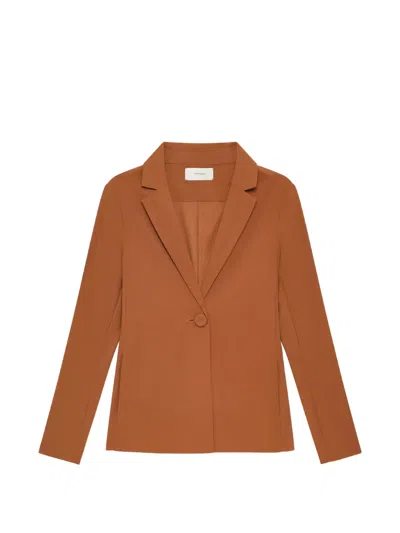 Maliparmi Soft Jersey Jacket In Brown