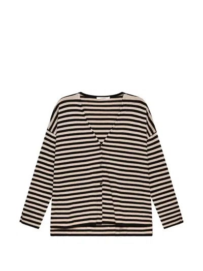 Maliparmi Soft Touch Striped Cardigan In Multi