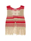 Maliparmi Stiped Waistcoat In Multi