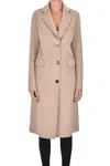 Maliparmi Stitching Coat In Gray