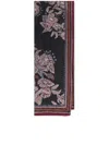 Maliparmi Floral-print Scarf In Black