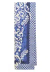 Maliparmi Collection Printed Stole In Blue