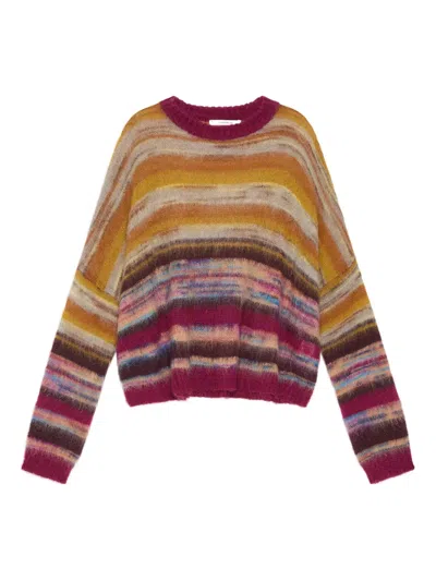 Maliparmi Gestreifter Pullover Aus Mohair In Multi