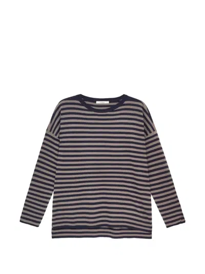 Maliparmi Striped Sweater In Blue