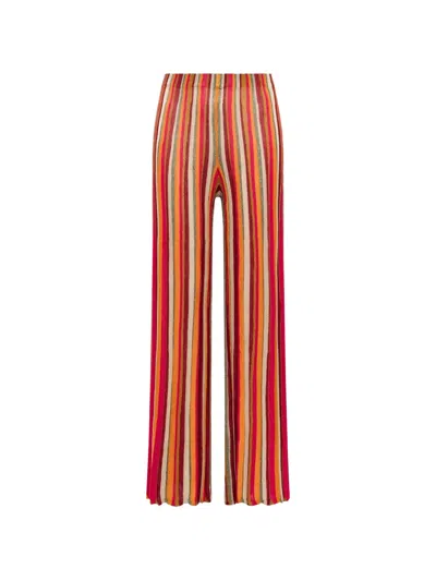 Maliparmi Stripes Trousers In Multi