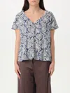 Maliparmi T-shirt  Woman Color Blue In Blue
