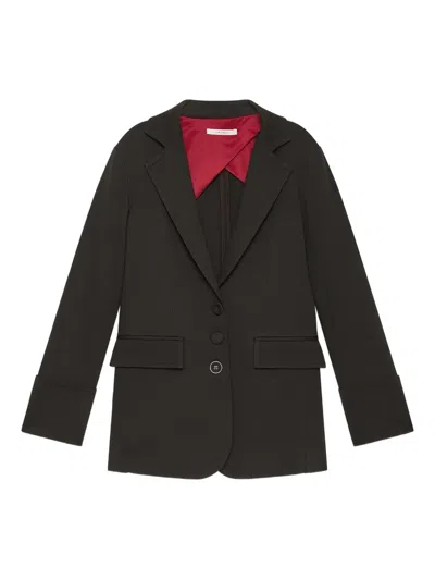 Maliparmi Three-button Jacket In Brown
