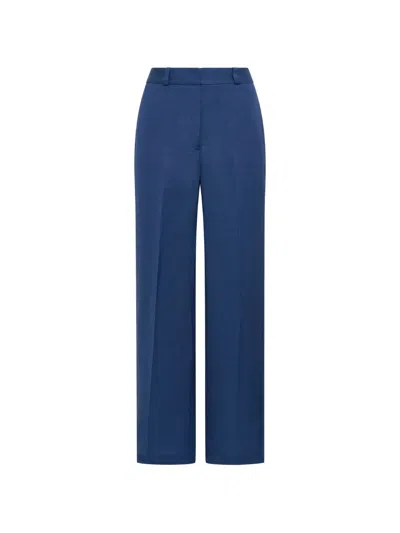 Maliparmi Timeless Pressed-crease Straight-leg Trousers In Blue