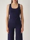 Maliparmi Top Soft Jersey Top-wear In Blue