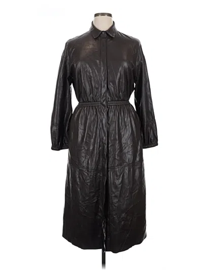 Pre-owned Maliparmi Trenchcoat In Black