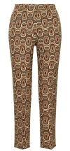 Maliparmi Geometric-pattern Trousers In Brown