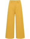 Maliparmi Button-fastening Trousers In Yellow