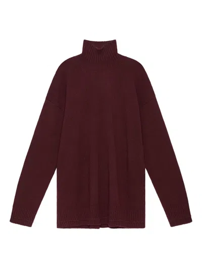 MALIPARMI TURTLENECK RIBBED SWEATER