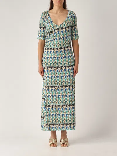 Maliparmi Viscosa Dress In Green
